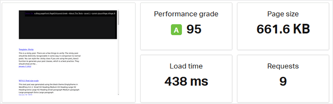 Hosting.com speed test