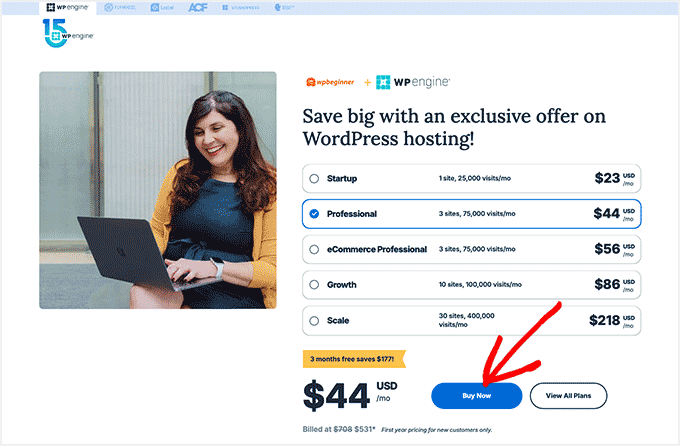 WP Engine Pricing